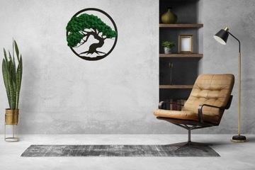 ПОДАРОЧНАЯ ЖИВАЯ КАРТИНА ДЕРЕВО БОНСАЙ 48см