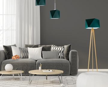 Потолочный подвесной светильник люстра потолочный абажур свес LED E27 бутылочно-зеленый