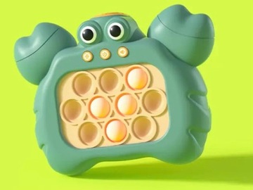 ЭЛЕКТРОННАЯ ИГРУШКА ДЛЯ ДЕТЕЙ POP IT АНТИСТРЕСС НАВЫК КРАБ