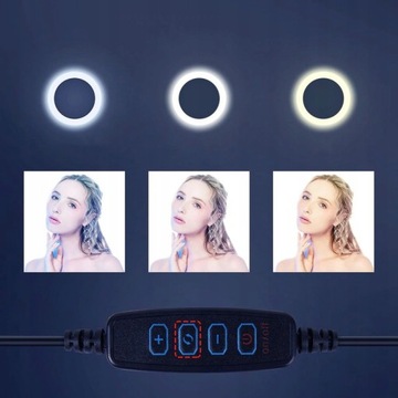 КОЛЬЦЕВАЯ СВЕТОДИОДНАЯ ЛАМПА ДЛЯ СЕЛФИ, ПОДСТАВКА ДЛЯ КОЛЬЦА, ПРОЧНАЯ