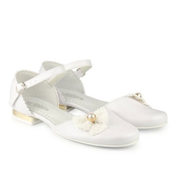 Buty komunijne dziewczęce KBD-675 - 39