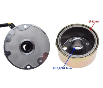 ZS154FMI-2 Stator Iskrownik Zapłon Koło Magnesowe