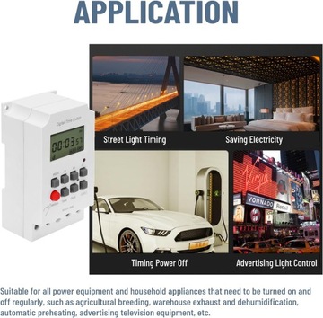 Цифровой таймер с ЖК-дисплеем 220В KG316S