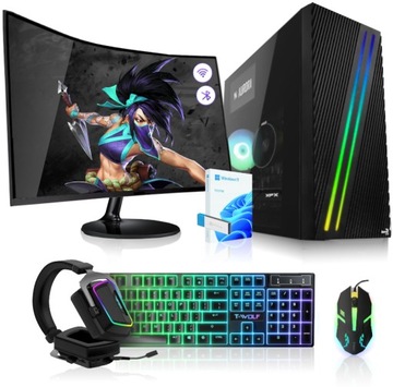 ZESTAW KOMPUTER GAMINGOWY MASTER X8 RYZEN 5 4,2Ghz|RX 6500 XT|16GB|SSD|WiFi