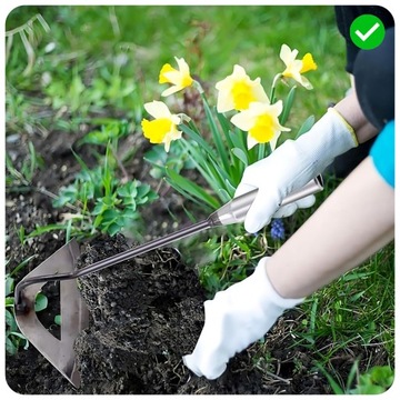 MOTYKA MOTYCZKA Z HARTOWANEJ STALI OGRODOWA S