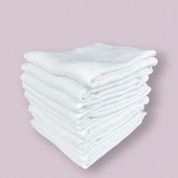 Подгузники Тканевые белые подгузники 20шт 70х80см 100% хлопок, плотная клетка