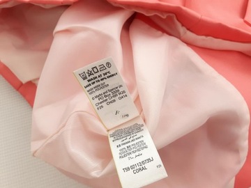 M&S elegancki ŻAKIET satynowy MODNY krótki rękaw _ 36