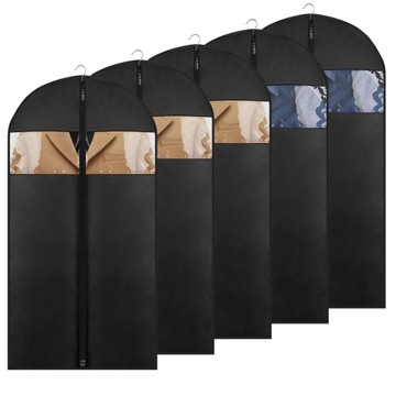 ЧЕХОЛ ДЛЯ ОДЕЖДЫ ЧЕХОЛ КОСТЮМ РУБАШКА ОДЕЖДА ПАЛЬТО ОДЕЖДА 5шт.