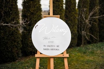 Tablica powitalna wesele dekoracja TAB-3SP