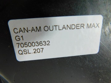 ПОДНОЖКА ЛЕВАЯ CAN-AM OUTLANDER MAX G1 705003632