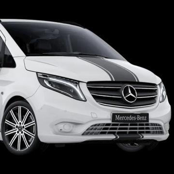 Для Mercedes BENZ Vito пленка в полоску наклейка виниловая наклейка на капот
