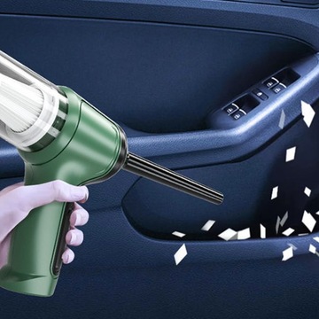 АККУМУЛЯТОРНЫЙ АВТОМОБИЛЬНЫЙ РУЧНОЙ ПЫЛЕСОС + 4 НАСАДКИ 2 ЩЕТОЧНЫЕ НАСАДКИ