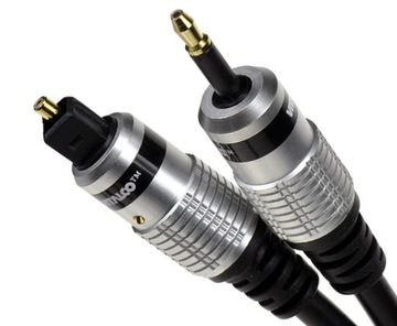Przewód Kabel Optyczny Toslink/3,5mm Vitalco 2,5m