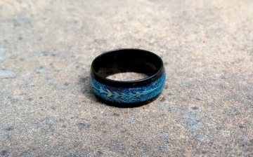 Кольцо-печатка Blue Arrow, сталь