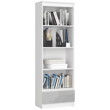 DUŻY REGAŁ NA KSIĄŻKI DOKUMENTY do BIURA 60x35x180