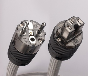 TAGA Harmony STPC-TS-1M Kabel zasilający SILVER LINE Schuko