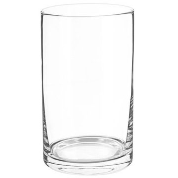 CYLINDER Wazon szklany tuba 15x25 cm wysoki GRUBE SZKŁO polska produkcja