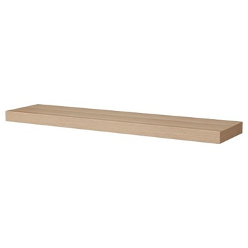 IKEA LACK Półka ścienna, dąb bejcowany 110x26x5