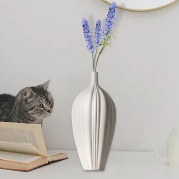 Ceramiczny wazon na kwiaty Dekoracja blatu do dekoracji stołu na końcu kominka 35x16cm