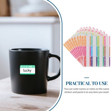 Наклейки Конверты Именной ярлык 10 листов