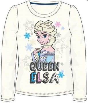 Bluzka t-shirt długi rękaw ELSA KRAINA LODU Frozen