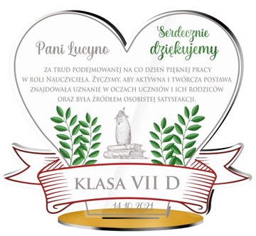 DZIEŃ NAUCZYCIELA prezent podziękowanie ROKU