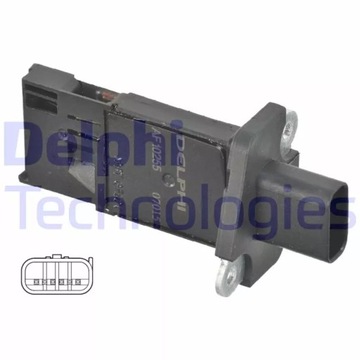DELPHI AF10255-12B1 VÁHA VZDUCHU HMOTA VZDUCHU