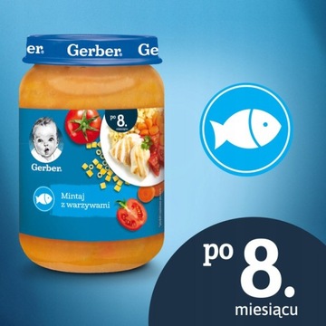 GERBER Вкусная рыба с овощами 190г