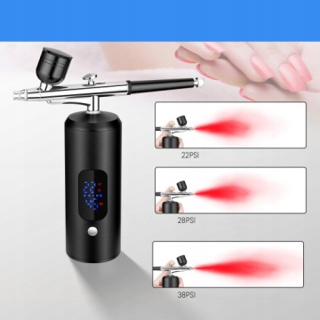 ПОРТАТИВНЫЙ НАБОР АЭРОГРАФА 38 PSI ДЛЯ ПОКРАСКИ, УКРАШЕНИЯ ТОРТА, МАКИЯЖА