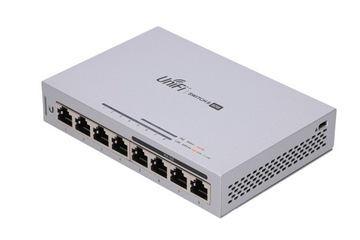 Коммутатор US-8-60W-5 UniFi 8x RJ45 1000 Мбит/с 4x PoE 60 Вт 5 шт.