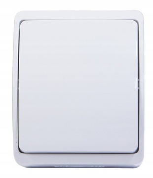 KOALA ОДИНОЧНЫЙ НАКЛАДНОЙ ВЫКЛЮЧАТЕЛЬ IP44 151-01 БЕЛЫЙ