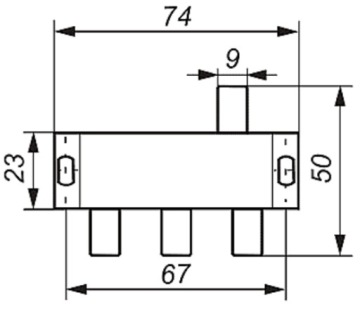 ТВ-сплиттер Р-3 1 вход/3 выхода - СИГНАЛ