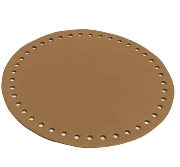 Dno do torebki fi 18 cm ( jasny brąz )