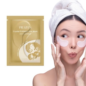 PILATEN COLLAGEN EYE FLAKES ГИДРОГЕЛЕВАЯ КРИСТАЛЛИЧЕСКАЯ МАСКА 10 ШТ.