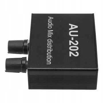 Audio Mixer Stereo Distributor 2 w 2 Out Skrzynka