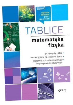 MATEMATYKA I FIZYKA TABLICE OPRACOWANIE ZBIOROWE