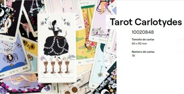 Tarot Fournier Tarot Carlotydes Wysoka jakość z Hiszpanii