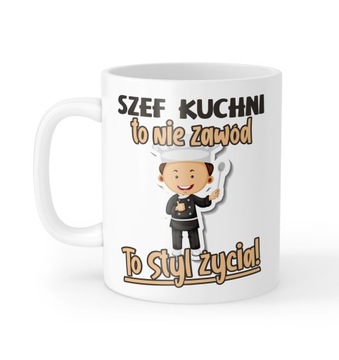 Kubek Styl Życia Super Szef Kuchni prezent