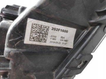 KIA SPORTAGE IV LIFT HALOGEN LED DRL PRAWY PRZÓD 92202-F1600