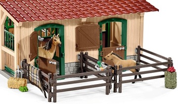 КОНЮШНЯ С ОБОРУДОВАНИЕМ Schleich 42195