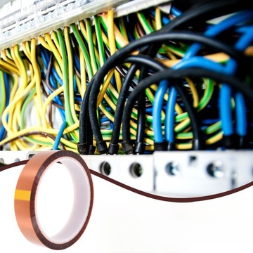 1 ROLKA TAŚMY TERMOIZOLACYJNEJ TAŚMA TERMOODPORNA PRZEMYSŁOWA ELEKTRYCZNA TA