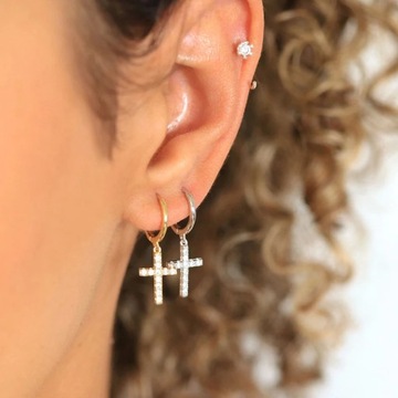 Подвеска в форме конуса с иглой в стиле панк из стерлингового серебра 925 пробы, маленькая