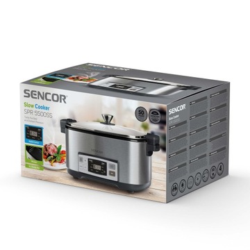 Sencor SPR 5500SS Мультиварка 6л 1350Вт Таймер IP20