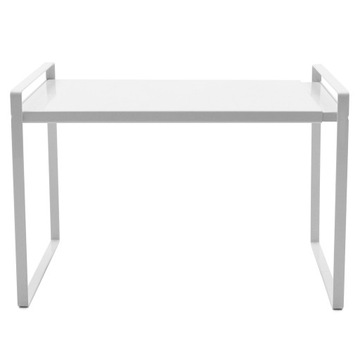 Кухонная полка с выдвижной полкой - белый