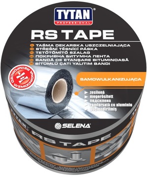 Taśma Dekarska RS TAPE Tytan Professional 7,5cm x 10m Aluminiowa Bitumiczna