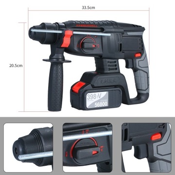 УДАРНАЯ ДРЕЛЬ 21 В 4 в 1 900 Вт + 2AKU 4,0 Ач