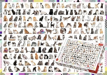 Układanka PUZZLE 208 Kotków 1000 ELEMENTÓW TreflGRAFIKA WYSOKIEJ JAKOŚĆI