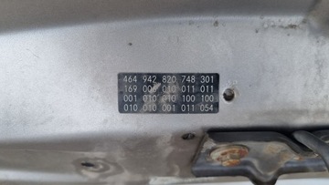 KAPOTA KRYT MOTORU MERCEDES TŘÍDA A W169 748