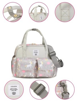 LEQUEEN TORBA ORGANIZER DO WÓZKA DLA MAMY TATY PASKI WZORY