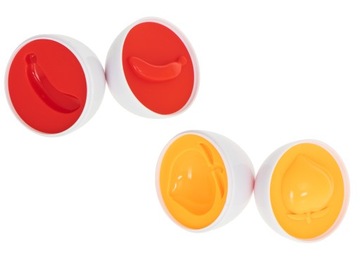 Пазл-блоки яйца 12 шт Монтессори тиснение